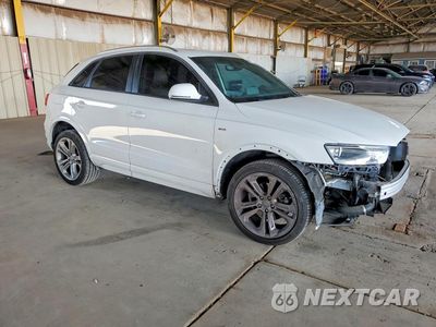 Czwarte zdjęcie samochodu z boku: 2018 AUDI Q3 PREMIUM VIN:WA1BCCFS9JR034178 - miniatura