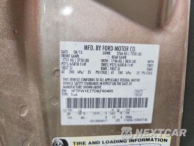 Zdjęcie 12 z 12 samochodu: 2013 FORD F150 SUPERCREW VIN:1FTFW1ET7DKF60495 - miniatura