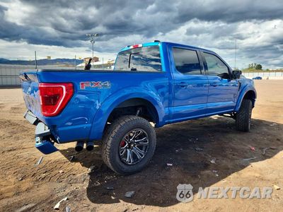 Trzecie zdjęcie samochodu z tyłu: 2021 FORD F150 SUPERCREW VIN:1FTFW1E51MFA61864 - miniatura