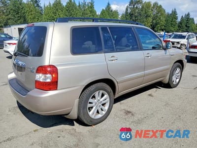 Trzecie zdjęcie samochodu z tyłu: 2006 TOYOTA HIGHLANDER HYBRID VIN:JTEEW21A460028864 - miniatura