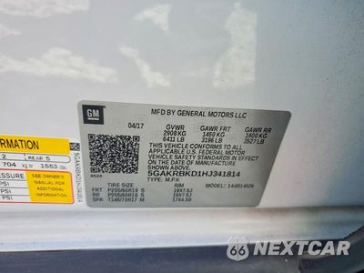Zdjęcie 13 z 13 samochodu: 2017 BUICK ENCLAVE VIN:5GAKRBKD1HJ341814 - miniatura