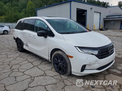 Czwarte zdjęcie samochodu z boku: 2023 HONDA ODYSSEY SPORT-L VIN:5FNRL6H72PB029238 - miniatura