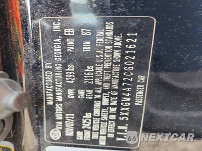 Zdjęcie 13 z 13 samochodu: 2012 KIA OPTIMA LX VIN:5XXGM4A72CG021621 - miniatura