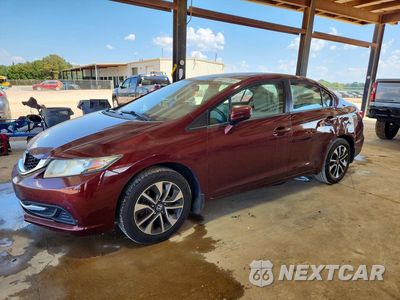 2014 HONDA CIVIC EX 19XFB2F86EE014500 - główne zdjęcie licytacji z USA - miniatura