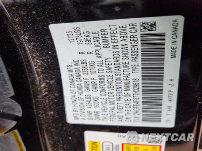 Zdjęcie 12 z 12 samochodu: 2026 HONDA CIVIC SPORT VIN:2HGFE4F87TH329618 - miniatura
