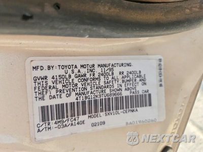 Zdjęcie 12 z 12 samochodu: 1996 TOYOTA CAMRY LE VIN:4T1BG12K9TU689666 - miniatura