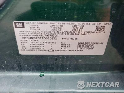 Zdjęcie 12 z 12 samochodu: 2014 CHEVROLET SILVERADO K1500 LT VIN:3GCUKREC7EG570972 - miniatura
