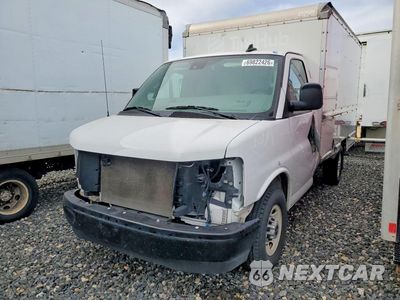 2024 GMC SAVANA CUT - BOX TRUCK 1GD07RFP7R1215902 - główne zdjęcie licytacji z USA - miniatura