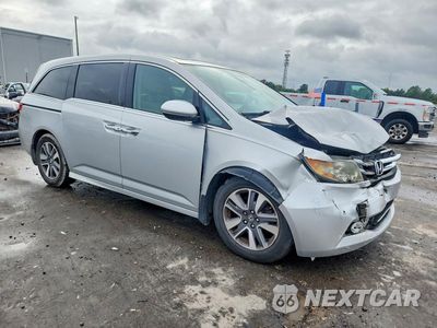 Czwarte zdjęcie samochodu z boku: 2014 HONDA ODYSSEY TOURING VIN:5FNRL5H91EB045942 - miniatura