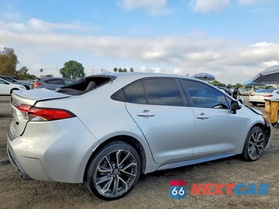 Trzecie zdjęcie samochodu z tyłu: 2022 TOYOTA COROLLA SE VIN:JTDS4MCE8NJ089099 - miniatura