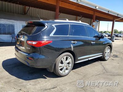 Trzecie zdjęcie samochodu z tyłu: 2014 INFINITI QX60 HYBRID VIN:5N1CL0MM2EC512734 - miniatura
