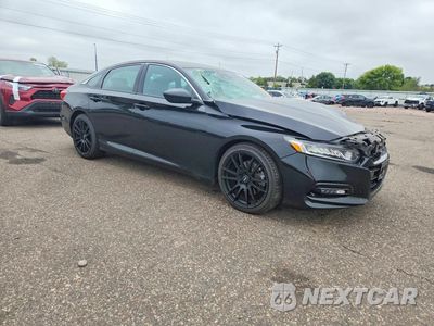 Czwarte zdjęcie samochodu z boku: 2018 HONDA ACCORD SPORT VIN:1HGCV2F31JA008956 - miniatura