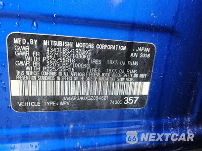 Zdjęcie 13 z 13 samochodu: 2016 MITSUBISHI OUTLANDER SPORT ES VIN:JA4AP3AUXGZ054621 - miniatura