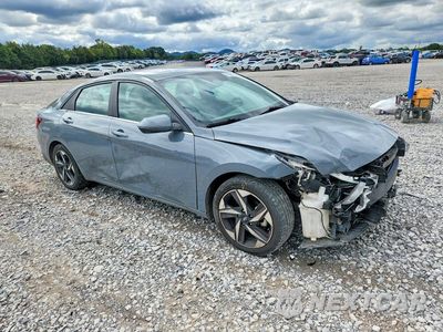 Czwarte zdjęcie samochodu z boku: 2021 HYUNDAI ELANTRA SEL VIN:KMHLN4AG5MU130402 - miniatura