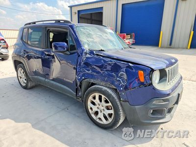 Czwarte zdjęcie samochodu z boku: 2016 JEEP RENEGADE LATITUDE VIN:ZACCJABT4GPE14359 - miniatura