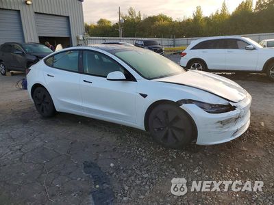 Czwarte zdjęcie samochodu z boku: 2025 TESLA MODEL 3 VIN:5YJ3E1EB5SF010283 - miniatura