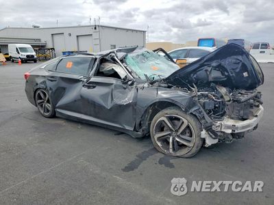 Czwarte zdjęcie samochodu z boku: 2021 HONDA ACCORD SPORT VIN:1HGCV1F39MA106874 - miniatura