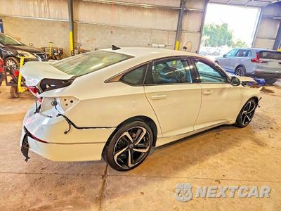 Trzecie zdjęcie samochodu z tyłu: 2022 HONDA ACCORD SPORT VIN:1HGCV1F34NA040820 - miniatura