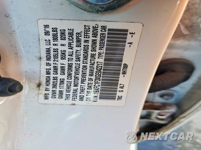 Zdjęcie 12 z 12 samochodu: 2016 HONDA CIVIC EX VIN:19XFC1F3XGE042217 - miniatura