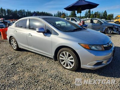 Czwarte zdjęcie samochodu z boku: 2012 HONDA CIVIC EXL VIN:2HGFB2F95CH504468 - miniatura