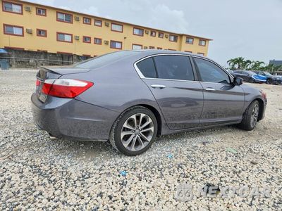 Trzecie zdjęcie samochodu z tyłu: 2015 HONDA ACCORD SPORT VIN:1HGCR2F50FA066845 - miniatura
