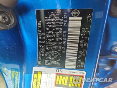 Zdjęcie 12 z 12 samochodu: 2020 TOYOTA CAMRY LE VIN:4T1C31AK4LU012736 - miniatura