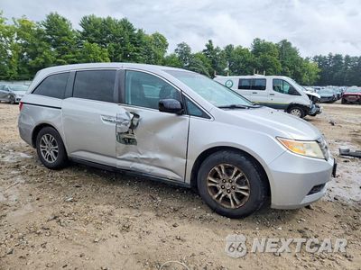 Czwarte zdjęcie samochodu z boku: 2011 HONDA ODYSSEY EXL VIN:5FNRL5H69BB038786 - miniatura