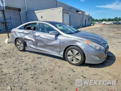 Czwarte zdjęcie samochodu z boku: 2015 HYUNDAI SONATA HYBRID LIMITED VIN:KMHEC4A42FA122461 - miniatura