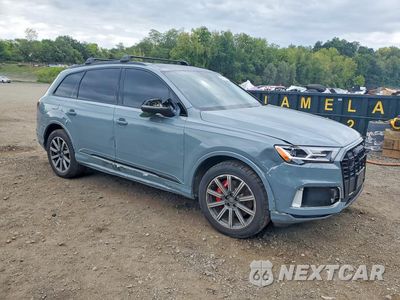 Czwarte zdjęcie samochodu z boku: 2021 AUDI Q7 PREMIUM PLUS VIN:WA1LXAF78MD016569 - miniatura