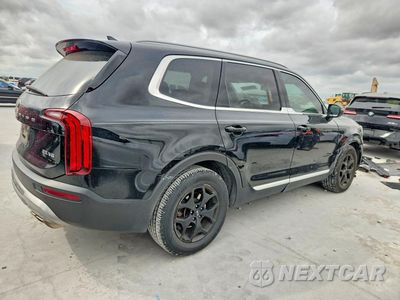 Trzecie zdjęcie samochodu z tyłu: 2020 KIA TELLURIDE EX VIN:5XYP34HC9LG038837 - miniatura