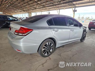 Trzecie zdjęcie samochodu z tyłu: 2013 HONDA CIVIC EX VIN:19XFB2F80DE037026 - miniatura