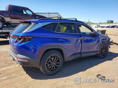 Trzecie zdjęcie samochodu z tyłu: 2022 HYUNDAI TUCSON SEL VIN:5NMJFCAE0NH060687 - miniatura