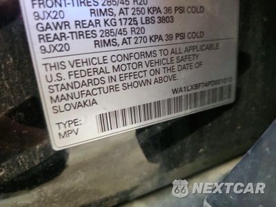 Zdjęcie 13 z 13 samochodu: 2023 AUDI Q7 PREMIUM PLUS VIN:WA1LXBF74PD001013 - miniatura