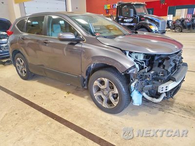 Czwarte zdjęcie samochodu z boku: 2018 HONDA CR-V EX VIN:7FARW2H52JE069751 - miniatura