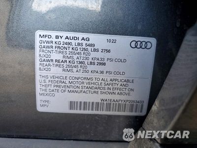 Zdjęcie 13 z 13 samochodu: 2023 AUDI Q5 PREMIUM PLUS 45 VIN:WA1EAAFYXP2053433 - miniatura