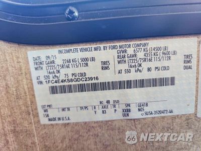 Zdjęcie 10 z 10 samochodu: 2016 FORD ECONOLINE E450 SUPER DUTY COMMERCIAL STRIPPED CHASSIS VIN:1FC4E4KS8GDC23916 - miniatura