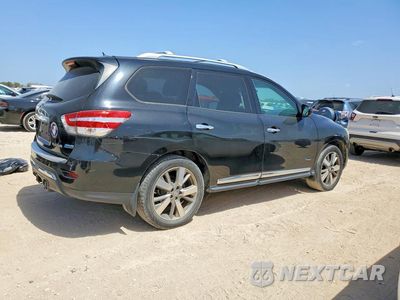 Trzecie zdjęcie samochodu z tyłu: 2014 NISSAN PATHFINDER HYBRID SV VIN:5N1CR2MN0EC655085 - miniatura