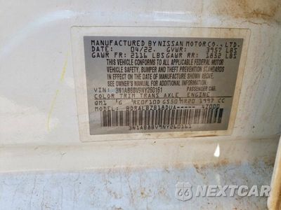 Zdjęcie 12 z 12 samochodu: 2022 NISSAN SENTRA S VIN:3N1AB8BV9NY260161 - miniatura