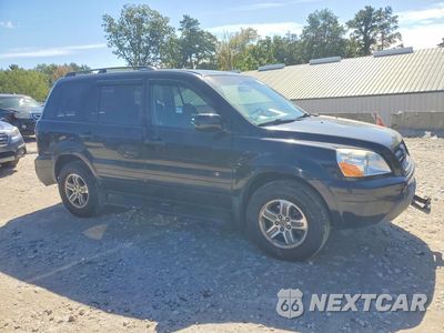 Czwarte zdjęcie samochodu z boku: 2004 HONDA PILOT EXL VIN:2HKYF18514H585459 - miniatura