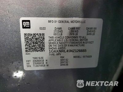 Zdjęcie 13 z 13 samochodu: 2022 GMC ACADIA SLE VIN:1GKKNRL45NZ126665 - miniatura