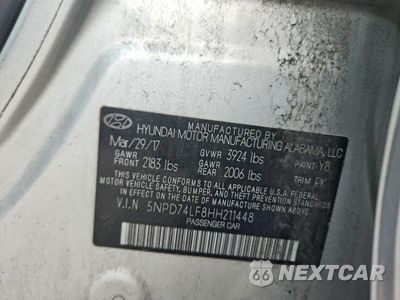 Zdjęcie 13 z 13 samochodu: 2017 HYUNDAI ELANTRA SE VIN:5NPD74LF8HH211448 - miniatura