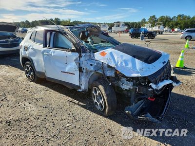 Czwarte zdjęcie samochodu z boku: 2022 JEEP COMPASS TRAILHAWK VIN:3C4NJDDB8NT160045 - miniatura