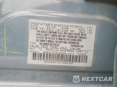 Zdjęcie 12 z 12 samochodu: 2025 NISSAN SENTRA SR VIN:3N1AB8DV2SY285332 - miniatura