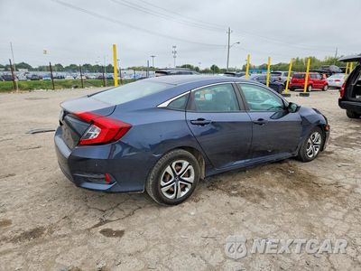 Trzecie zdjęcie samochodu z tyłu: 2016 HONDA CIVIC LX VIN:19XFC2F56GE080745 - miniatura