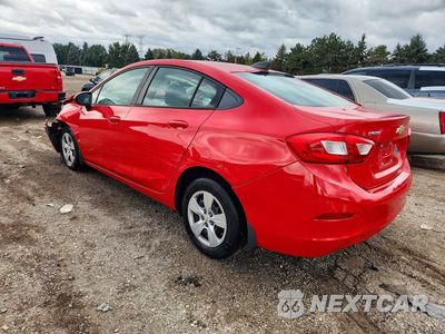 Drugie zdjęcie samochodu z przodu: 2017 CHEVROLET CRUZE LS VIN:3G1BC5SM1HS567294 - miniatura