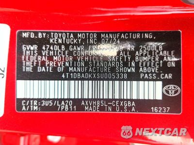 Zdjęcie 25 z 26 samochodu: 2025 TOYOTA CAMRY XLE VIN:4T1DBADKXSU005338 - miniatura
