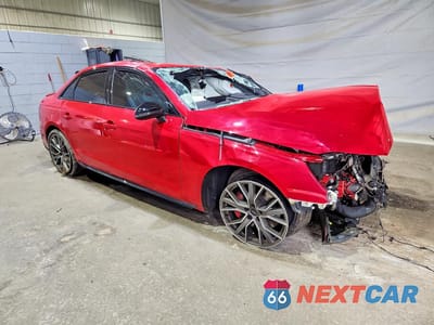 Czwarte zdjęcie samochodu z boku: 2023 AUDI S4 PREMIUM PLUS VIN:WAUB4AF43PA073846 - miniatura
