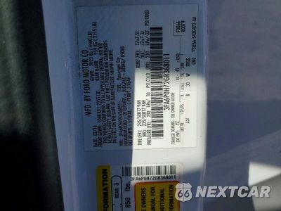 Zdjęcie 12 z 12 samochodu: 2016 FORD FUSION SE VIN:3FA6P0H72GR368011 - miniatura