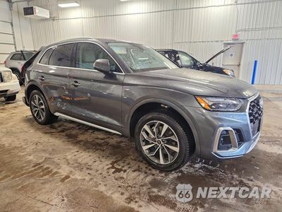 Czwarte zdjęcie samochodu z boku: 2022 AUDI Q5 PREMIUM PLUS 45 VIN:WA1EAAFY6N2092288 - miniatura