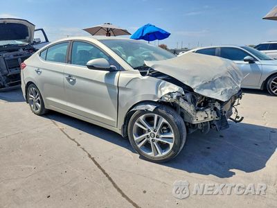 Czwarte zdjęcie samochodu z boku: 2017 HYUNDAI ELANTRA LIMITED VIN:KMHD84LF1HU339271 - miniatura